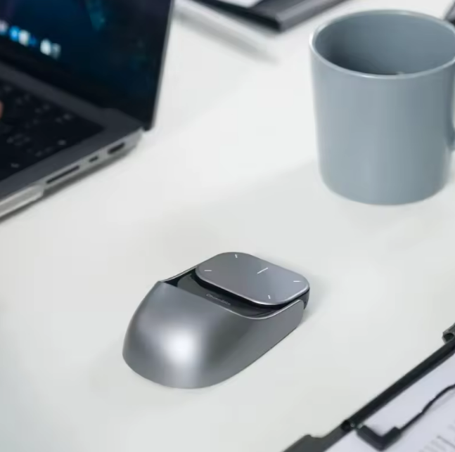 ماوس ذكي بالذكاء الاصطناعي يتحول لتاتش باد – تسجيل صوت وتحويل لنص – ليزر للعرض التقديمي – بلوتوث – بطارية 450mAh