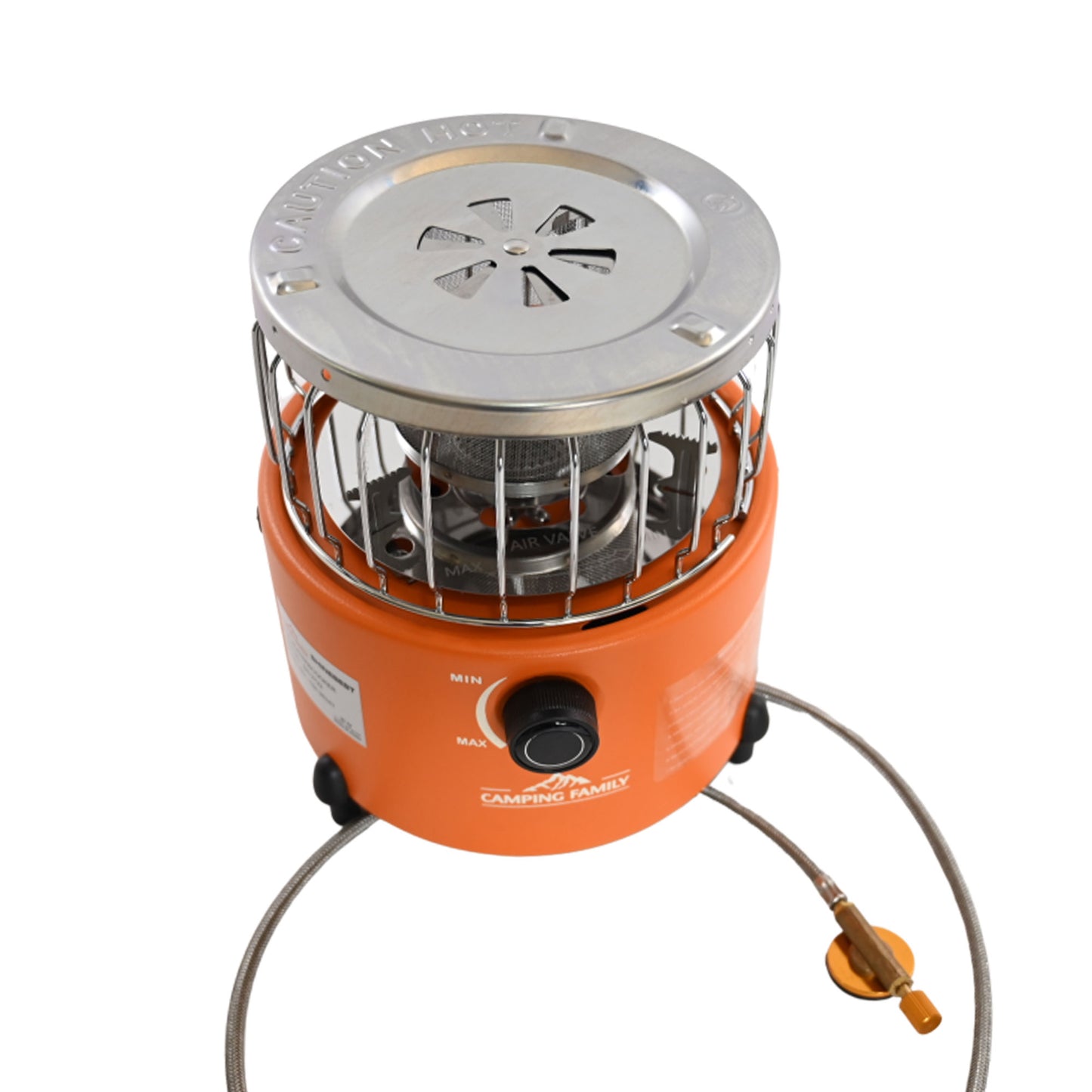 دفاية وموقد غاز 2 في 1 محمولة للبر والتخييم – تدفئة وطهي – استهلاك اقتصادي – 2000 واط