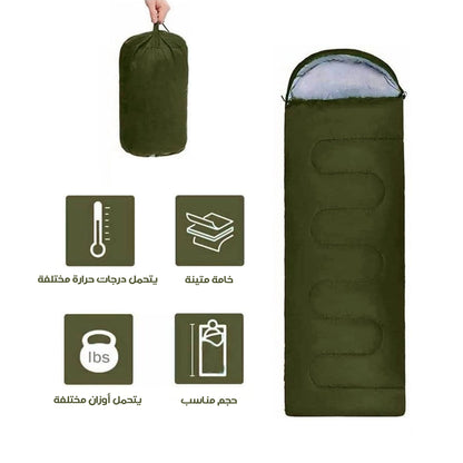 مرتبة وبطانية قابلة للطي مع شنطة – خفيفة – مقاومة للماء – مثالية للرحلات والتخييم والضيوف